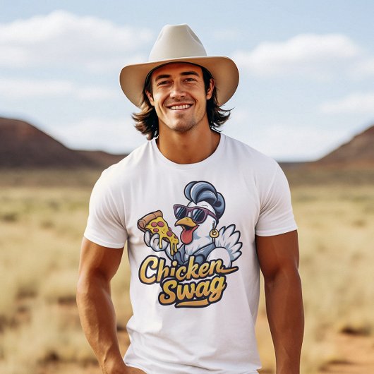 T-shirt Logo Chic Chicken Swag