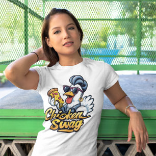 T-shirt Logo Chic Chicken Swag