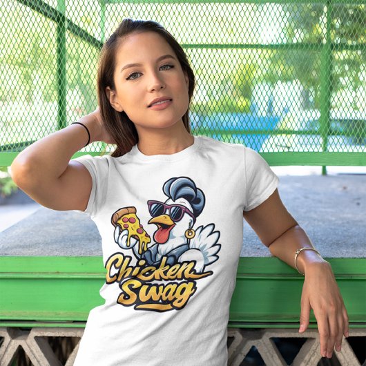 T-shirt Logo Chic Chicken Swag