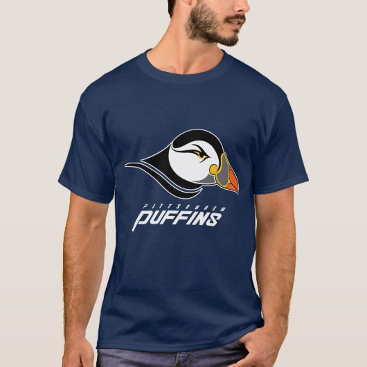 T-shirt Logo Classique des Puffins de Pittsburgh (Devant)