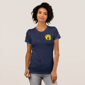 T-shirt Logo classique foncé de ZED des femmes (Devant entier)