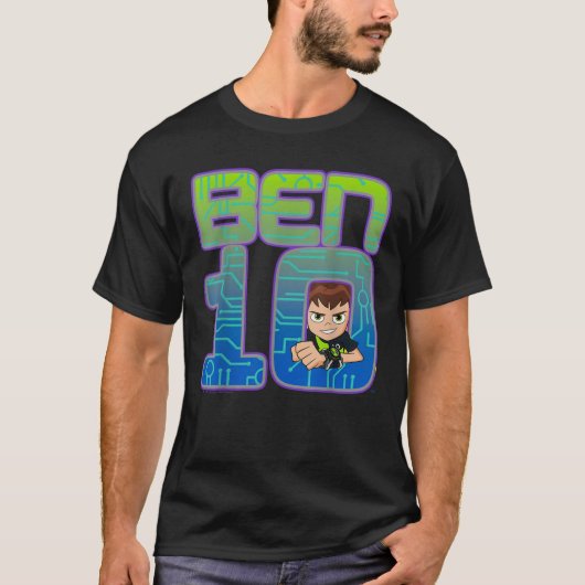 T-shirt Logo CN Ben 10 Simple Portrait (Devant)