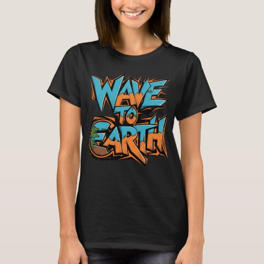 T-shirt Logo coloré Vave to Earth (Devant)