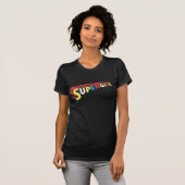 T-shirt Logo couleur super fille (Devant entier)
