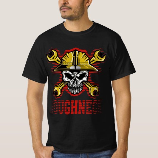 T-shirt logo crâne de ROUGHNECK (Devant)