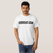 T-shirt Logo CreekRat Studios CreekRat.com (Devant entier)