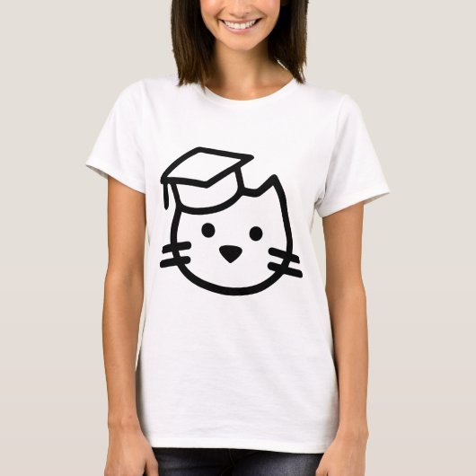 T-shirt Logo d'académie de chaton (Devant)