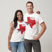 T-shirt logo d'allinforpaul.com le Texas (Unisexe)