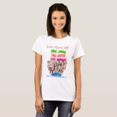 T-shirt Logo Dames Slouchy (Devant entier)