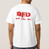 T-shirt Logo d'ampoule " de chemise de BFD " (Dos)