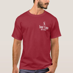 T-shirt Logo dans la poche poitrine Chef d'équipe au dos