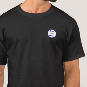 T-shirt Logo d'arrondi personnalisé Employé ou Client de l