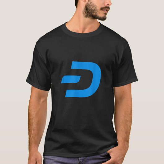 T-shirt Logo Dash Le Dash Crypto et Logo Crypto DASH (Devant)