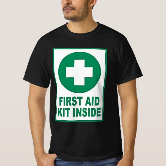 T-shirt Logo de bande de kit de premiers secours (Devant)