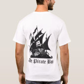 T-shirt Logo de bande de pirate - customisé (Dos)