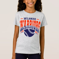 Logo de base-ball de la marine Wilshire Warriors