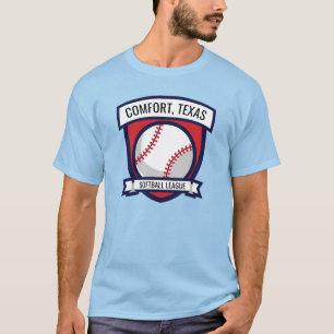 T-shirt Logo de base-ball de softball personnalisé