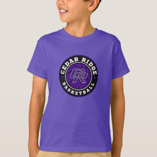 T-shirt Logo de basket-ball CRHS - Chemise violette pour e
