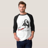 T-shirt Logo de blaireau, IscahAbbey.com (Devant entier)