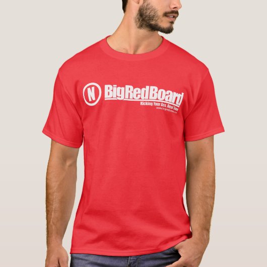 T-shirt Logo de blanc de BRB (Devant)