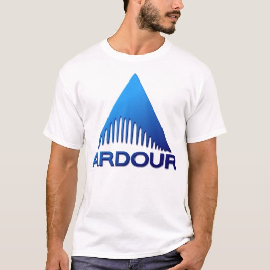 T-shirt Logo de bleu d'ardeur (Devant)
