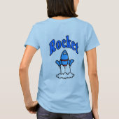 T-shirt Logo de Blue Rocket Chemise (Dos)