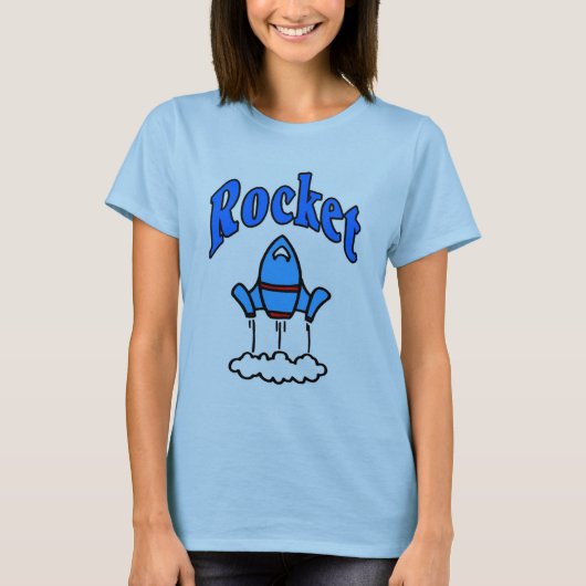 T-shirt Logo de Blue Rocket Chemise (Devant)