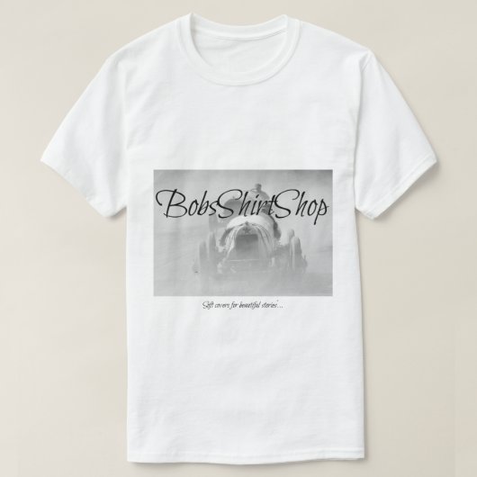 T-shirt Logo de BobsShirtShop sur l'emballage automatique (Design devant)