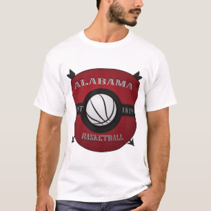 T-shirt Logo de bouclier de basket-ball de l'Alabama