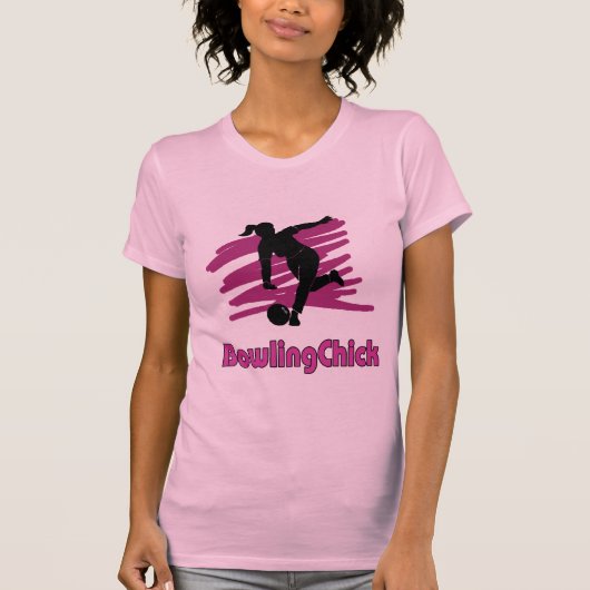 T-shirt Logo de BowlingChick (Devant)