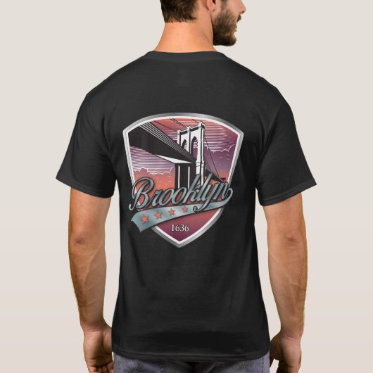 T-shirt Logo de Brooklyn (Dos)