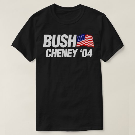T-shirt Logo de campagne électorale Bush Cheney 2004 Pullo (Design devant)