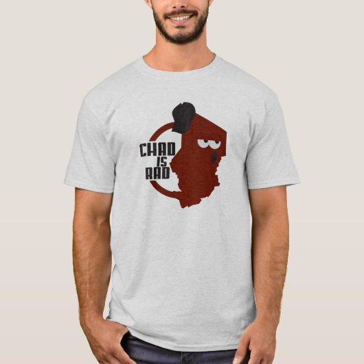 T-shirt logo de canalisation de ChadisRad.com (Devant)