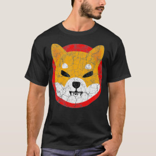 T-shirt Logo de chiffrement vintage Shiba Inu SHIB
