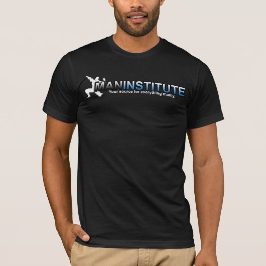 T-shirt Logo de classique d'institut d'homme (Devant)