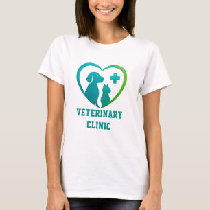 T-shirt 🐾 Logo de clinique vétérinaire pour hôpital anima