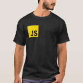 T-shirt Logo de codage du programmeur JS (Devant)