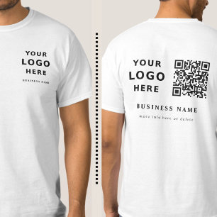 T-shirt Logo de code QR minimaliste professionnel moderne