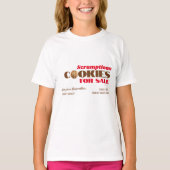 T-shirt Logo de cookies, collecte de fonds pour la vente d (Devant)