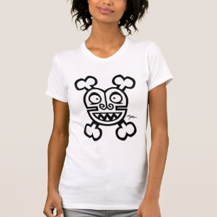 T-SHIRT LOGO DE CRÂNE ET D'OS DE NESS