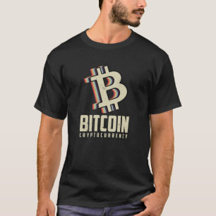 T-shirt Logo de crypto-monnaie bitcoin moderne