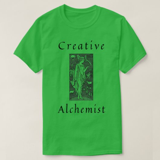T-shirt Logo de déesse alchimiste créative (Design devant)