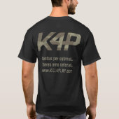 T-shirt Logo de désert de K4P (Dos)