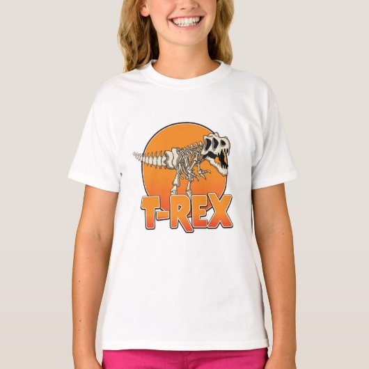 T-shirt Logo de dessin animé T-REX (Devant)