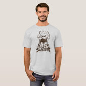 T-shirt Logo de dessin de ligne KillerSandBox (Devant entier)