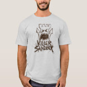 T-shirt Logo de dessin de ligne KillerSandBox (Devant)