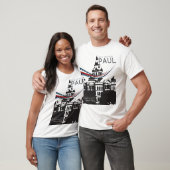 T-shirt logo de dôme d'allinforpaul.com (Unisexe)