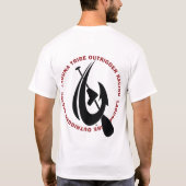 T-shirt Logo de emballage de tribu de LAGUNA (Dos)