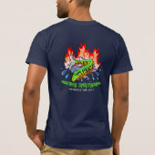 T-shirt Logo de Firetiger Sportfishing (Dos)