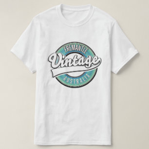 T-shirt Logo de Fremantle australie style vintage.